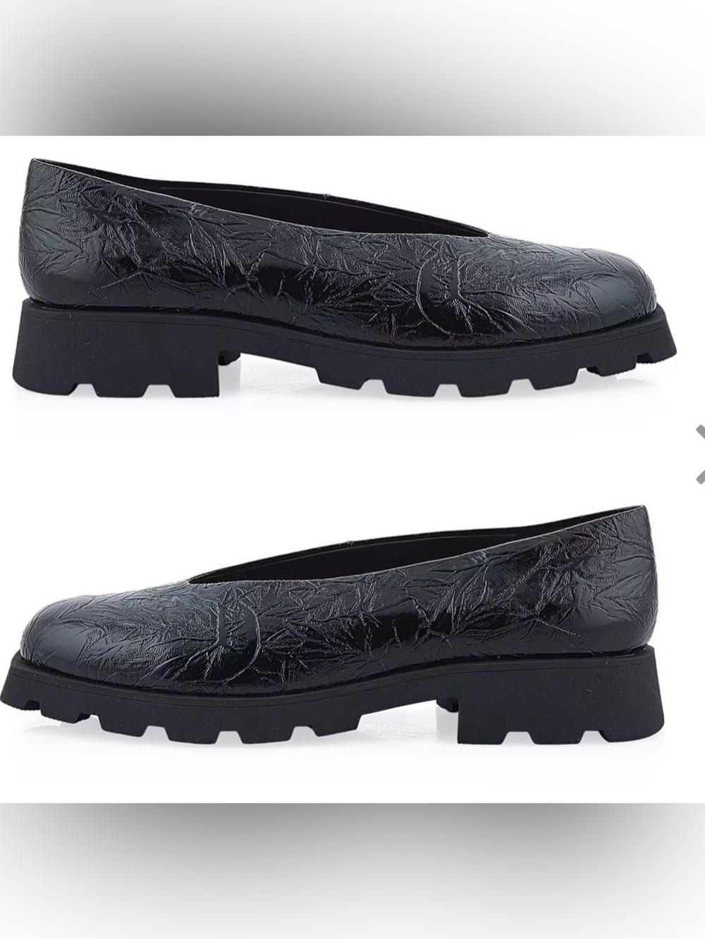 Katy Perry Collections - The Darling Slip-On Crinkle Leatherette Lug Sole Flats